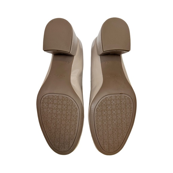 VIONIC Carmel 2” inch Heel Round Toe Pump Patent Leather Size 8 W NWOB - Picture 7 of 9